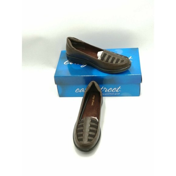 Easy Street Genesis Slip On Loafers Brown Women's US 8W - Picture 4 of 9
